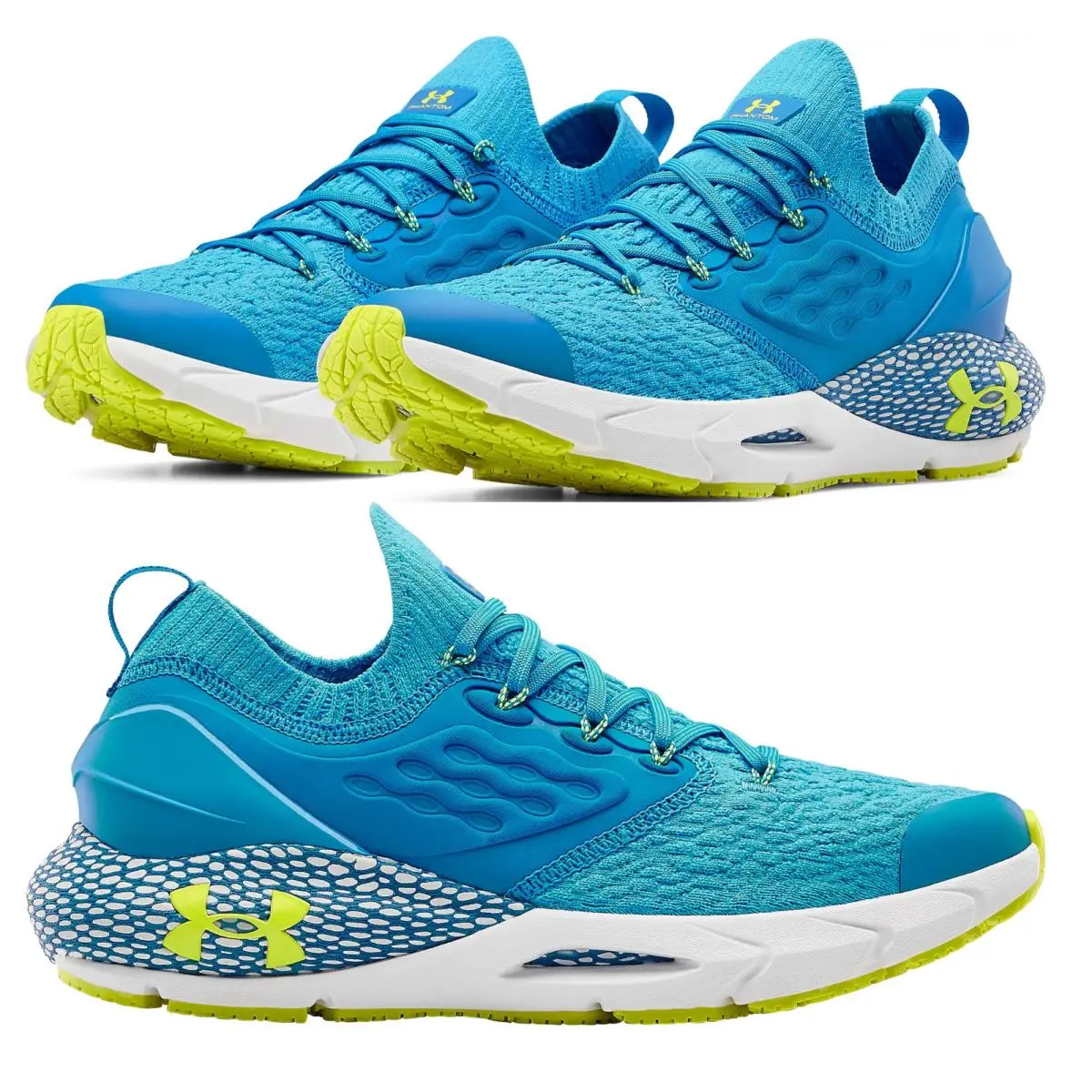 Under Armour shoes - UNDER ARMOUR HOVR PHANTOM 2 - 3023025-402 - BLUE/WHITE/YELLOW 9