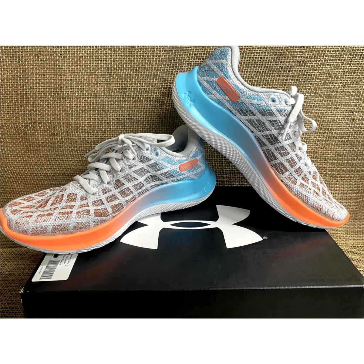 Under Armour shoes - Under Armour Flow - Flow - Grey/Blue 4