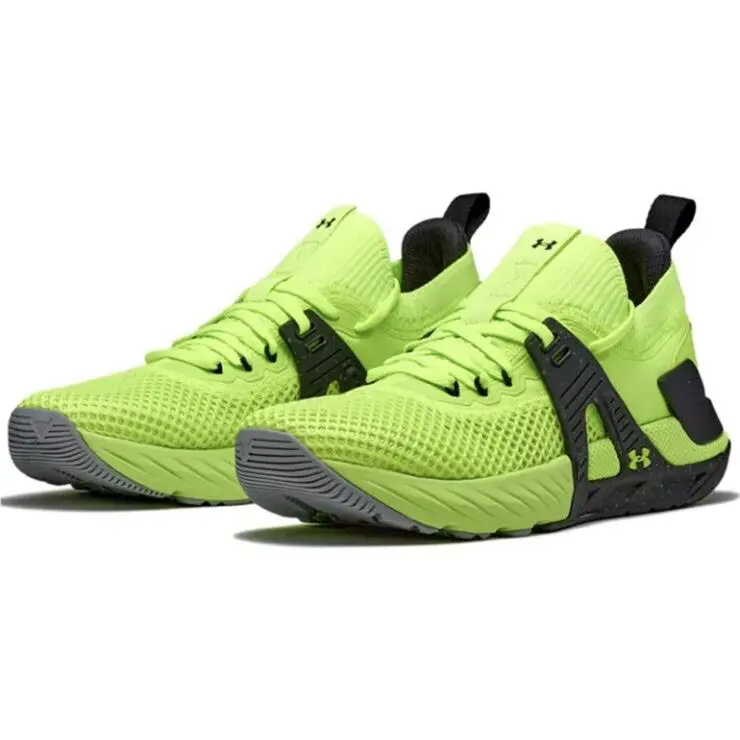 Under Armour shoes - Under Armour Project Rock 4 - 3023695 - Volt Green / Black 3