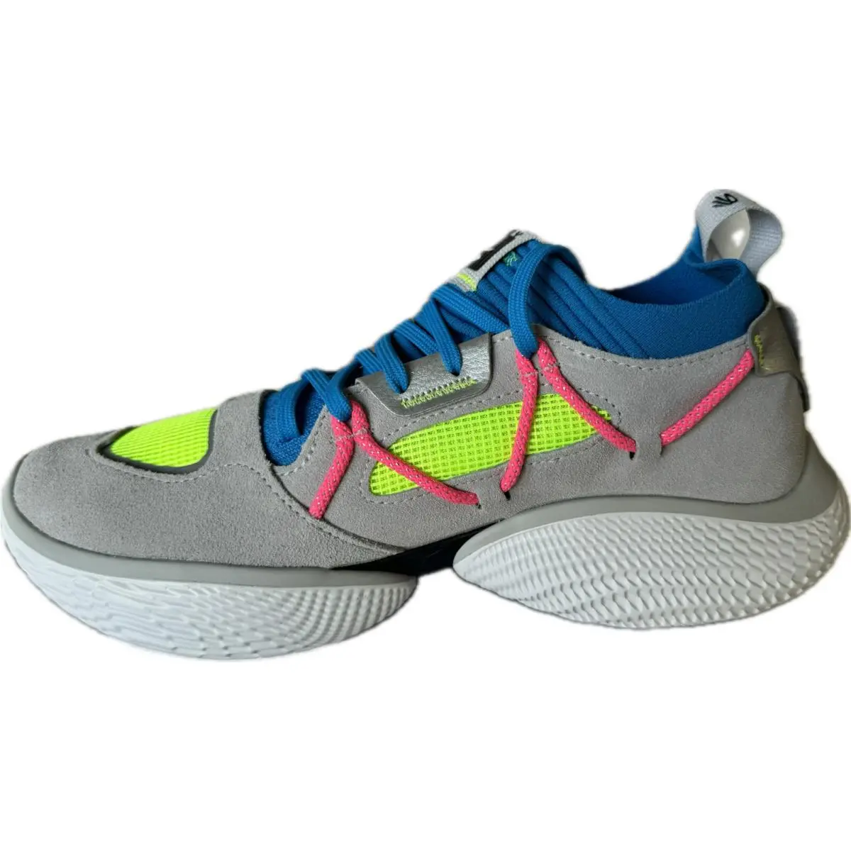 Under Armour shoes - Under Armour Steph Curry Flow Cozy - 3023815-107 - Grey-Blue multicolor (UPC: 196040895451) 1