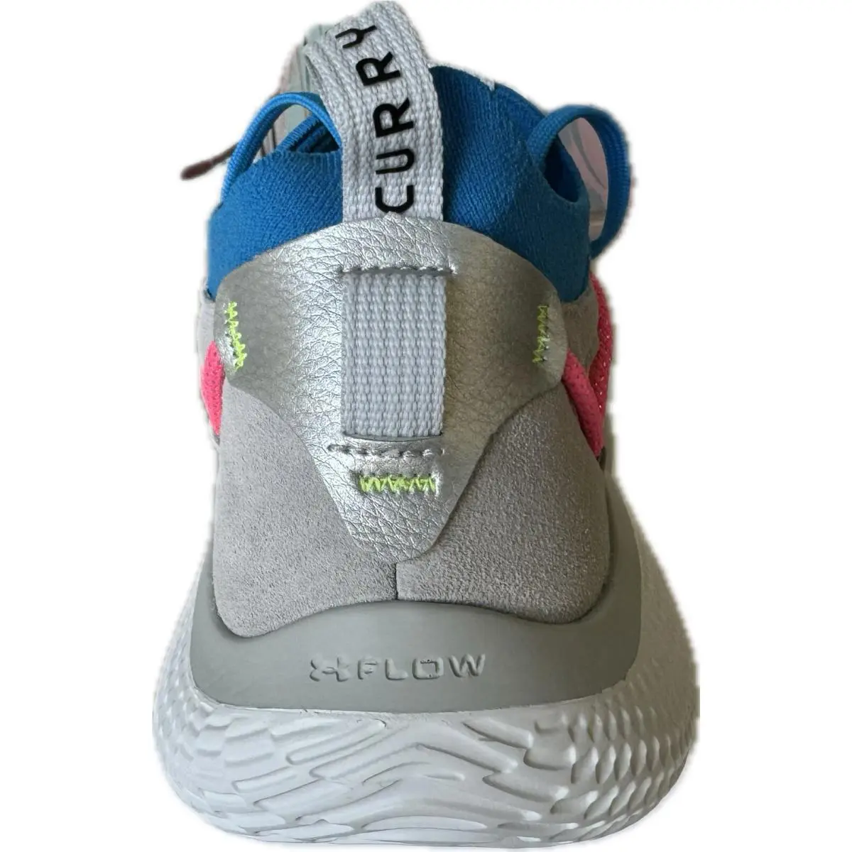 Under Armour shoes - Under Armour Steph Curry Flow Cozy - 3023815-107 - Grey-Blue multicolor (UPC: 196040895451) 4