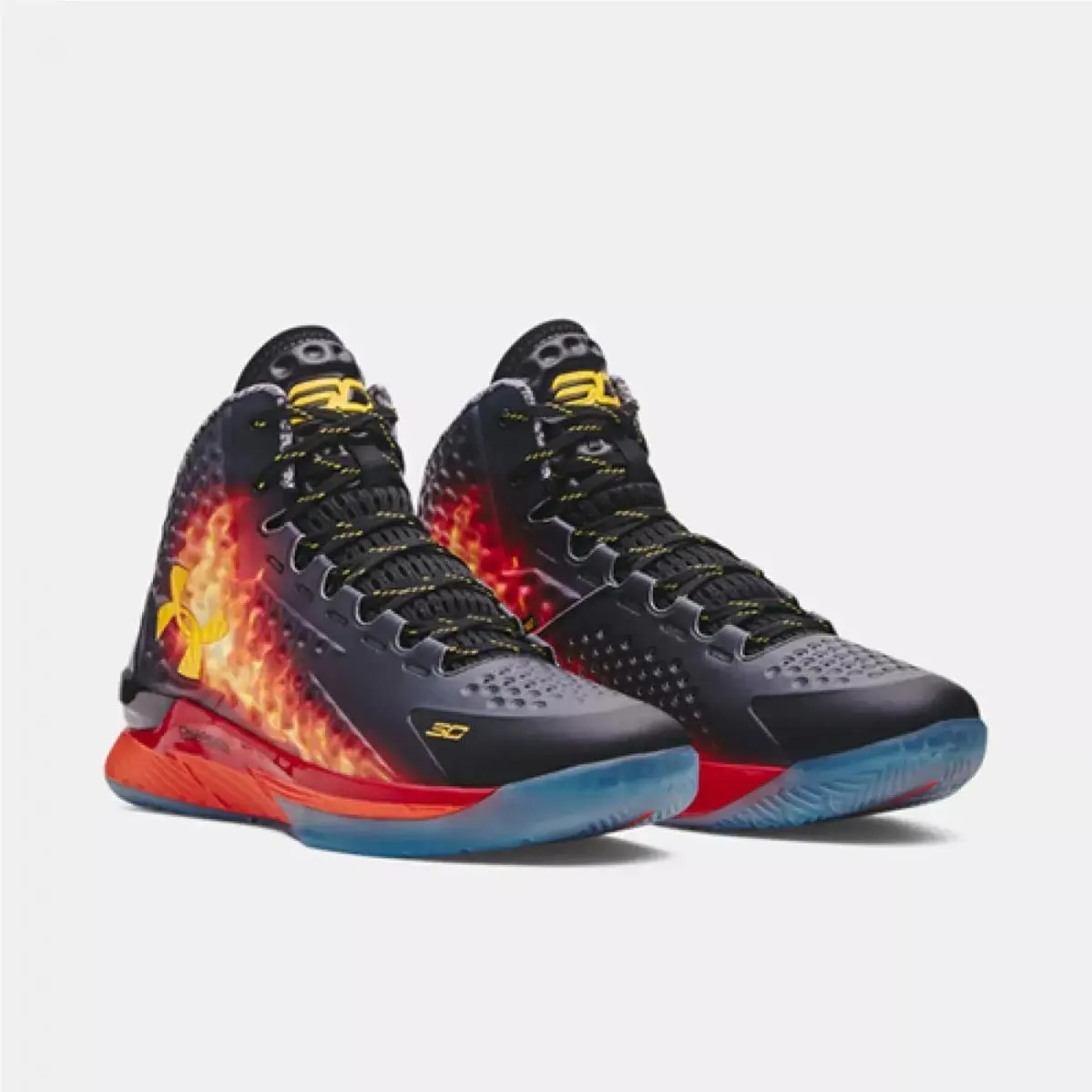 Under Armour shoes - Under Armour Curry 1 - Curry - 3028138-001 - BLK/ORG/NOIR ORANGE 1