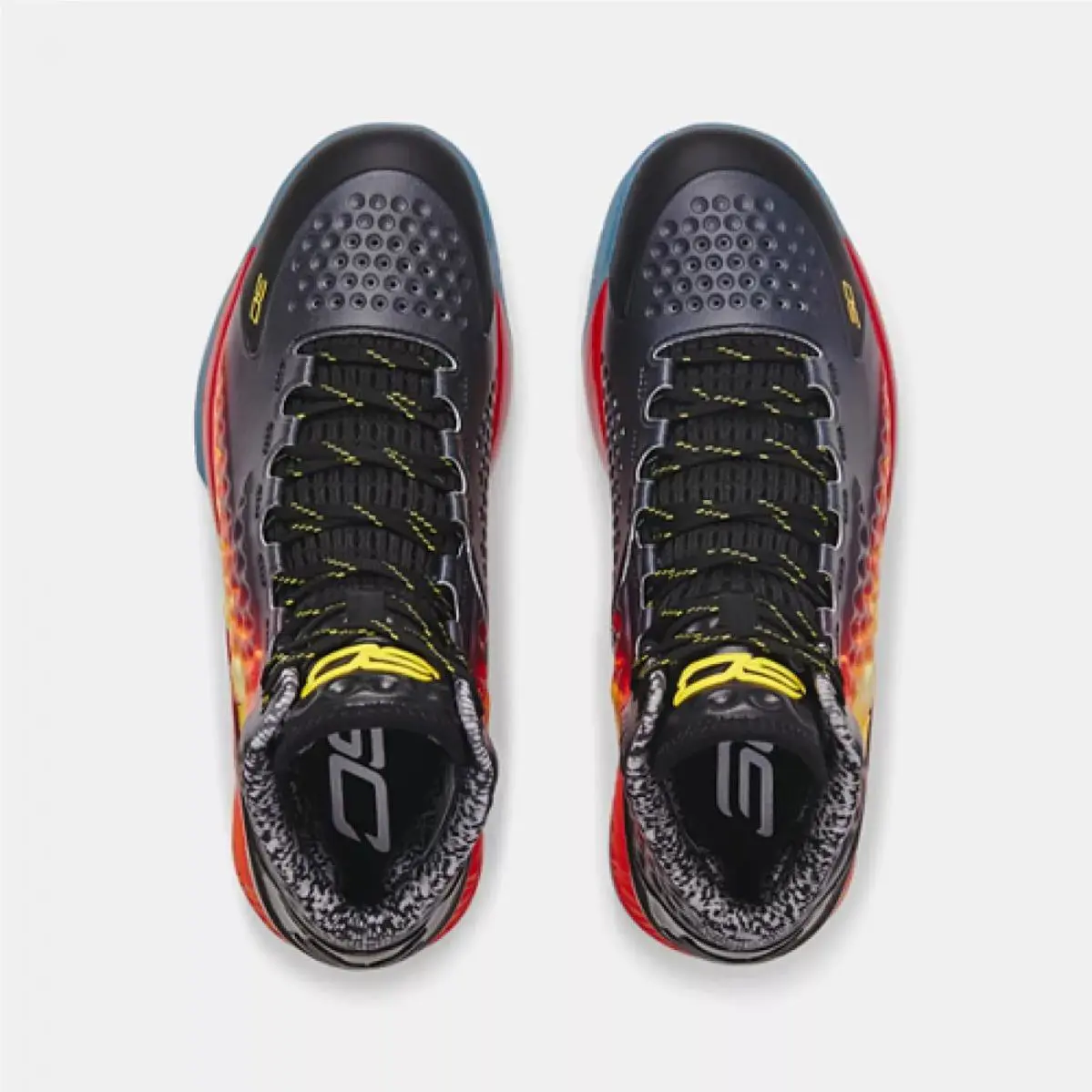 Under Armour shoes - Under Armour Curry 1 - Curry - 3028138-001 - BLK/ORG/NOIR ORANGE 2