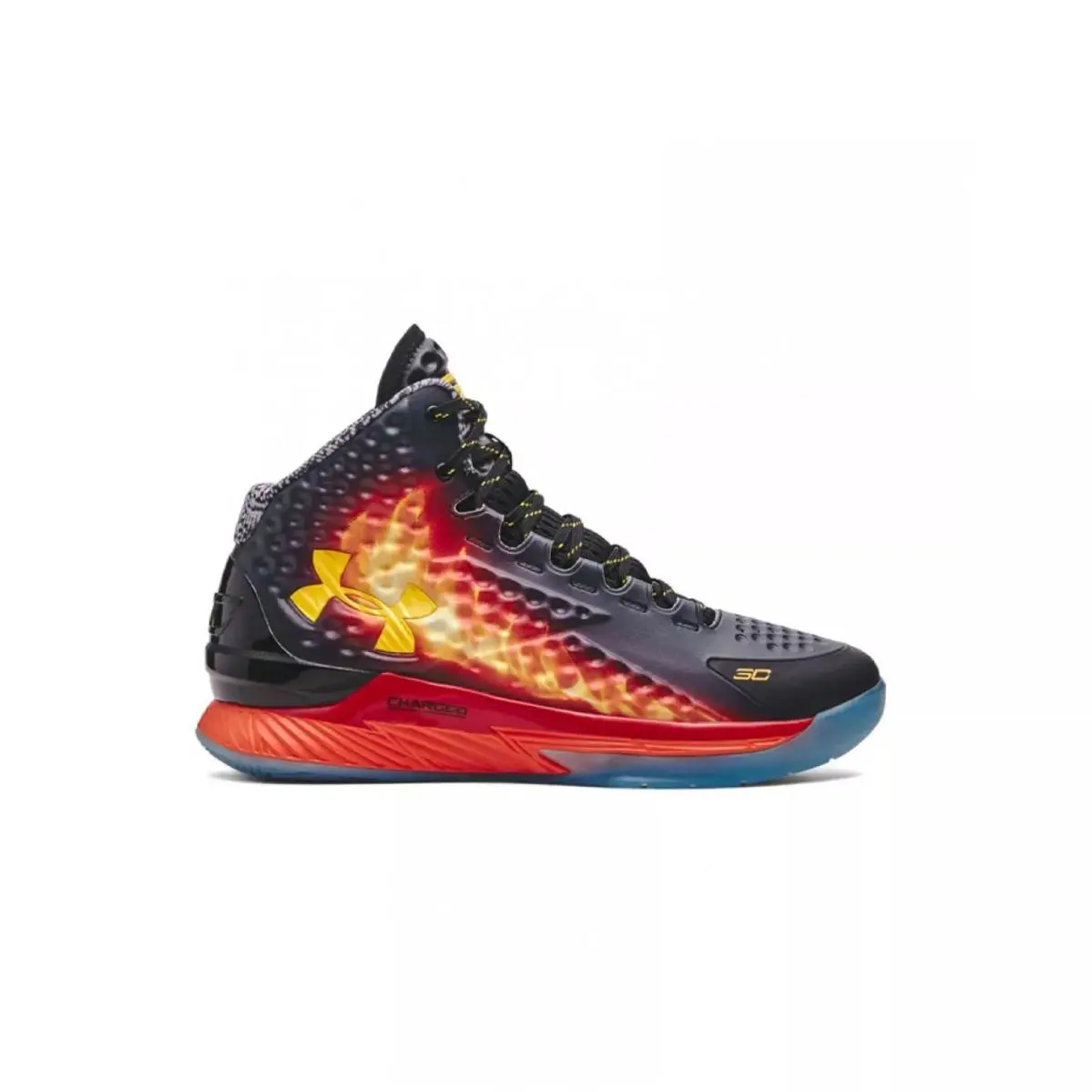 Under Armour shoes - Under Armour Curry 1 - Curry - 3028138-001 - BLK/ORG/NOIR ORANGE 4