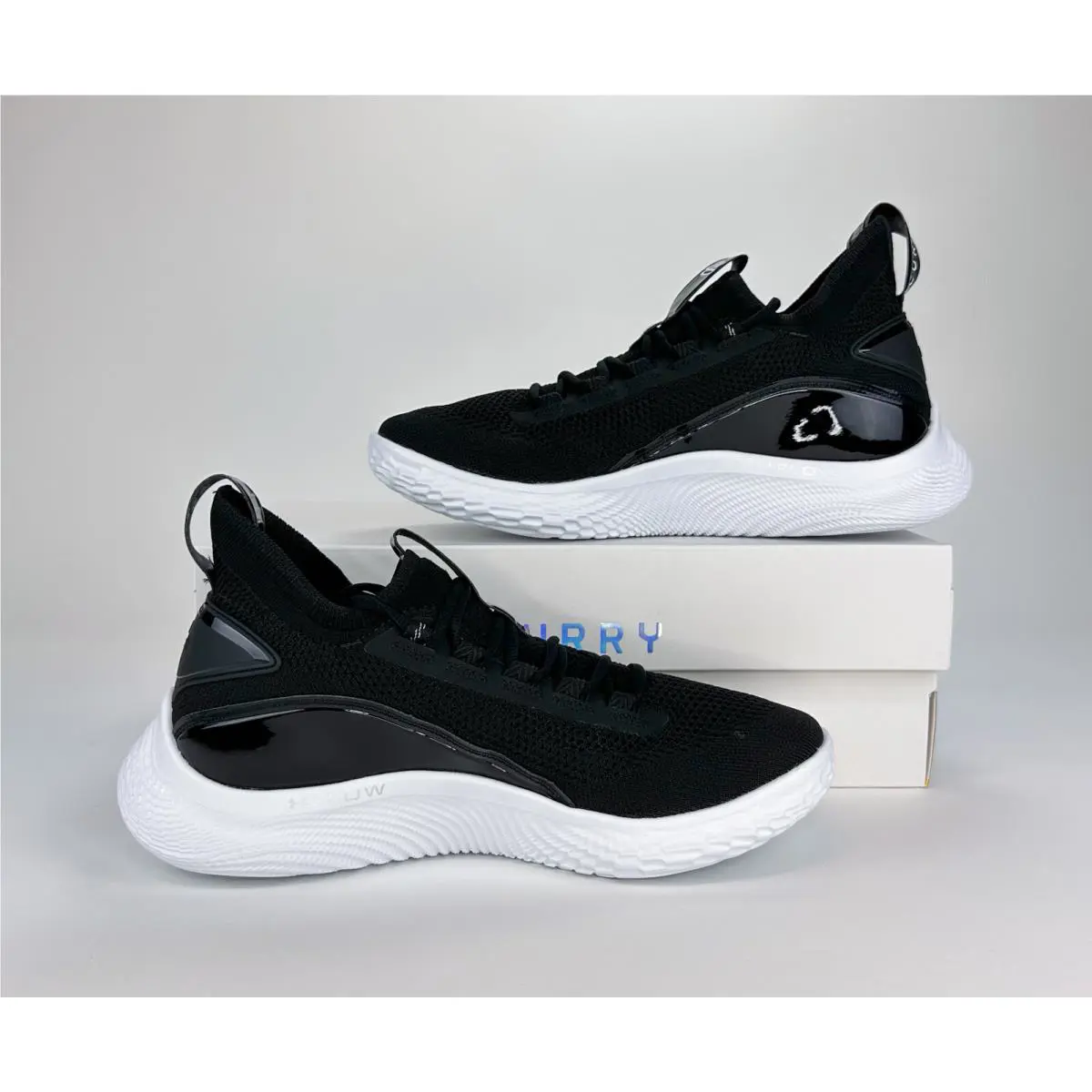 Under Armour shoes - Under Armour Team Curry 8 NM - 3024785 010 - Black, 2: Black, 1: White 0