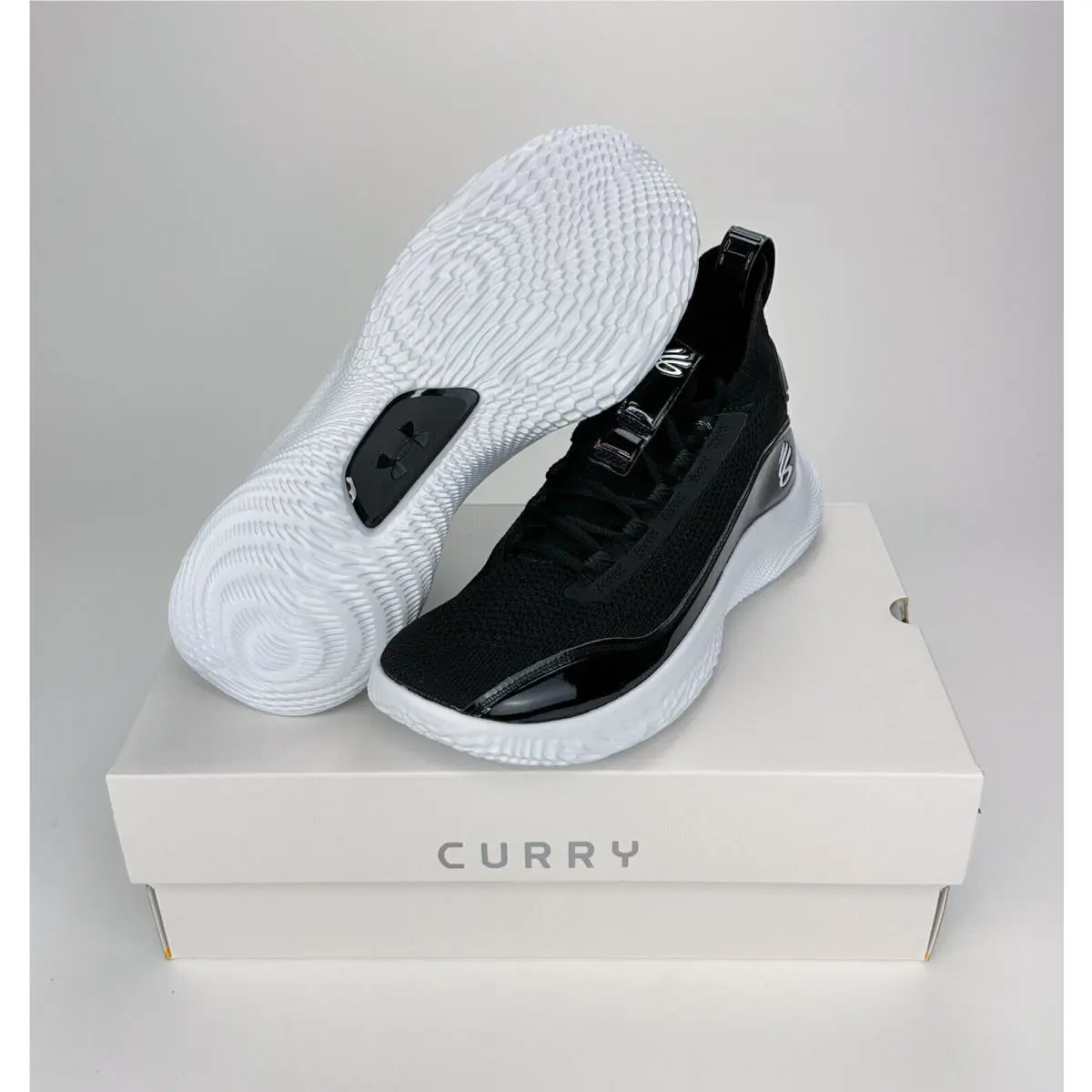 Under Armour shoes - Under Armour Team Curry 8 NM - 3024785 010 - Black, 2: Black, 1: White 2