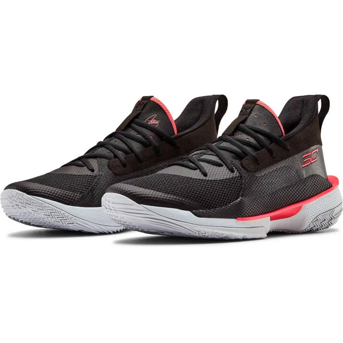 Under Armour shoes - Curry 7 - Curry - 3021258-001 - Black, Manufacturer: Black / White / Beta Red 1