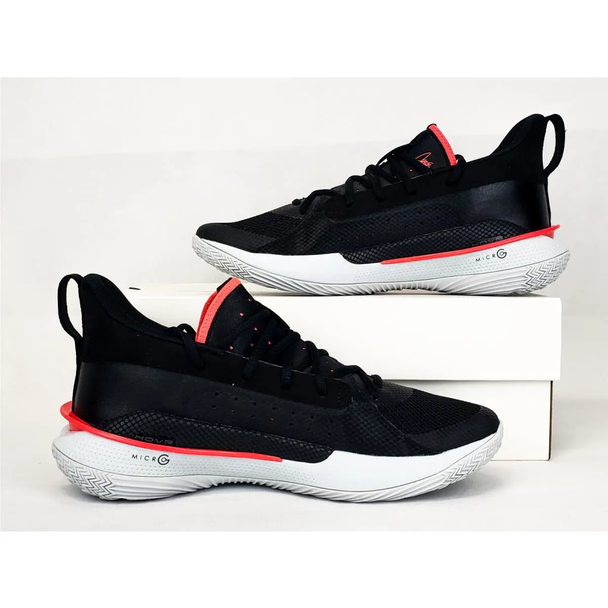 Under Armour shoes - Curry 7 - Curry - 3021258-001 - Black, Manufacturer: Black / White / Beta Red 9