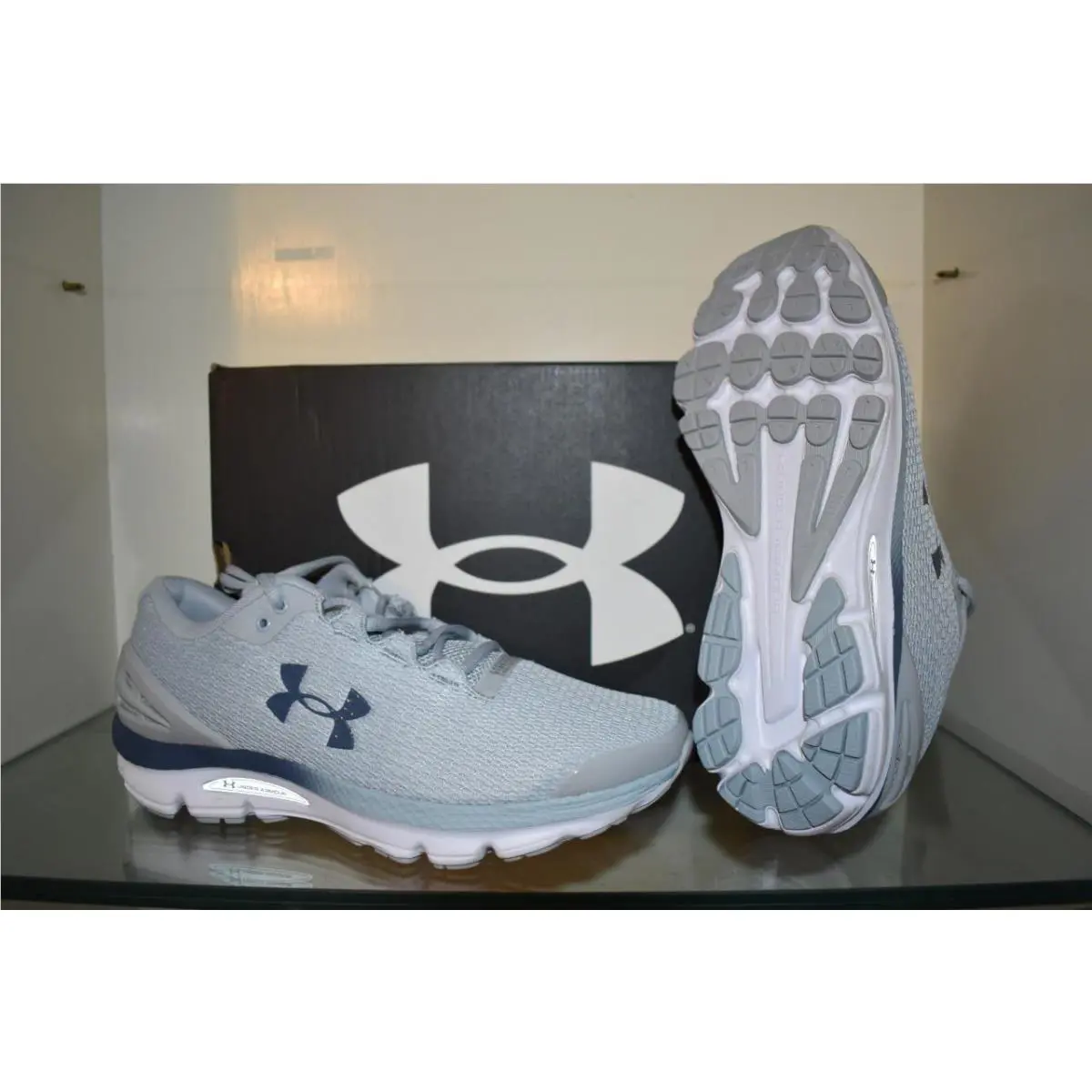 Under Armour shoes - Under Armour Charged Gemini - Charged Gemini - 3026501 104 - Gray 2