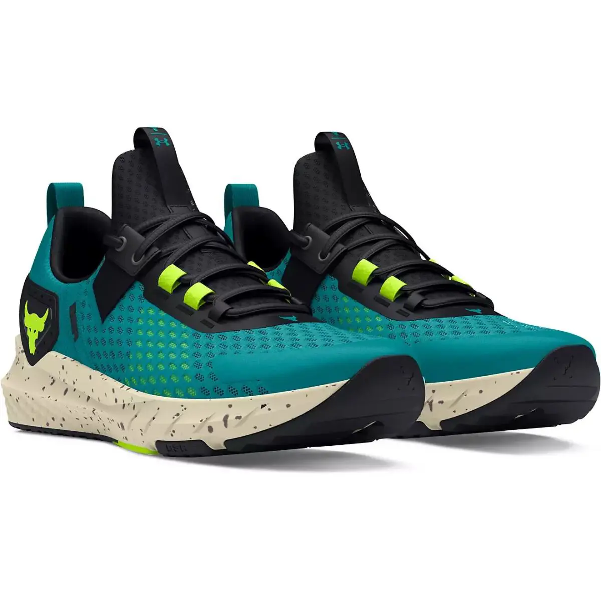 Under Armour Men`s Project Rock Bsr 4 Training Shoes - Dark Turquoise Blue - Blue