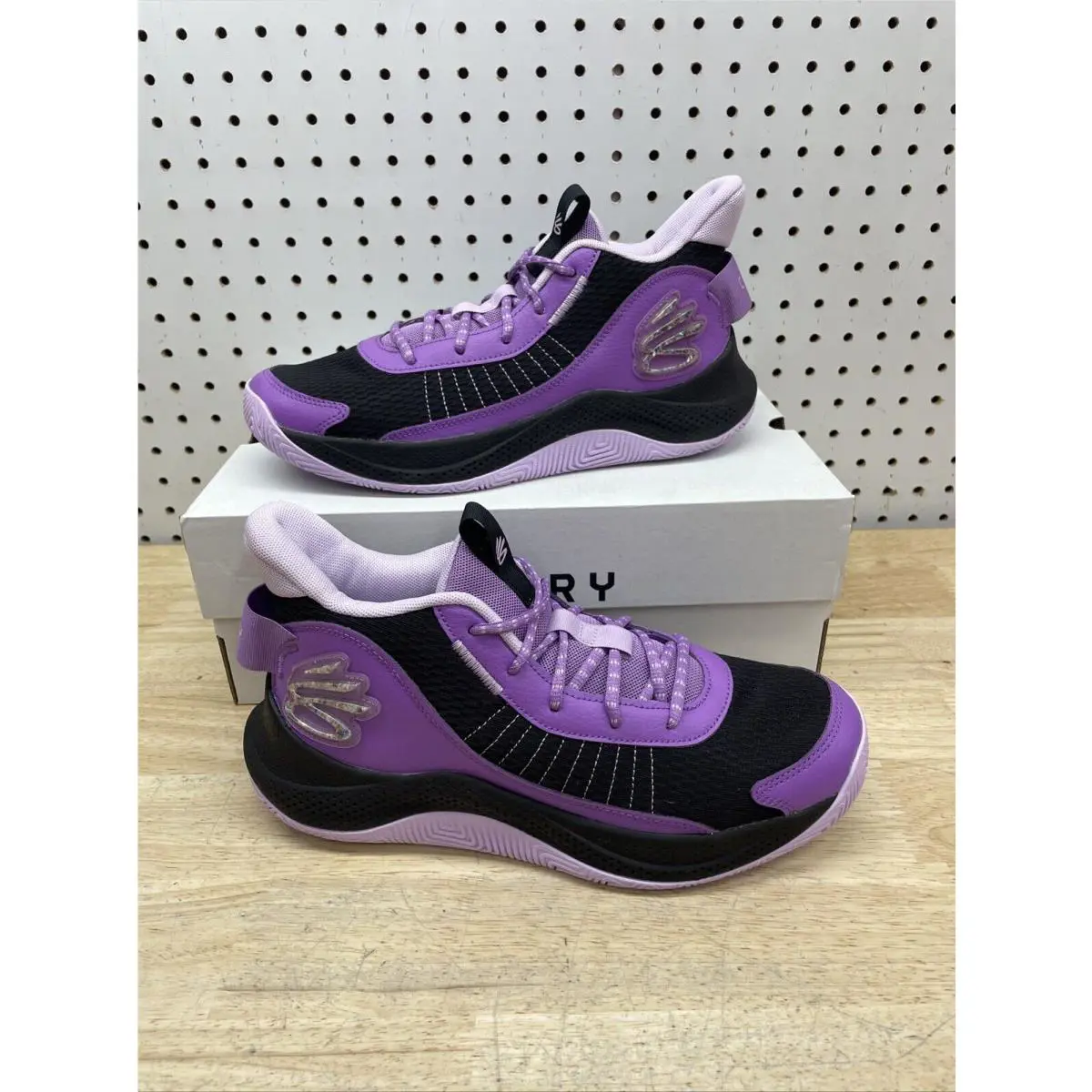 Under Armour shoes - Under Armour Curry 327 - Curry - 3026622-500 - Purple/Black/Violet/Noir 15