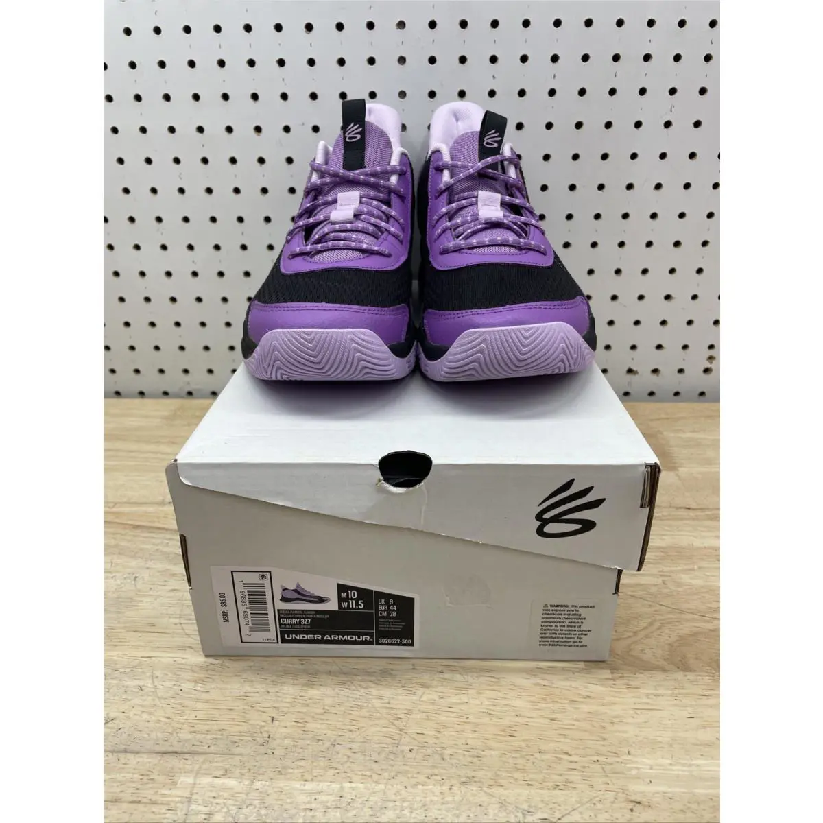 Under Armour shoes - Under Armour Curry 327 - Curry - 3026622-500 - Purple/Black/Violet/Noir 20