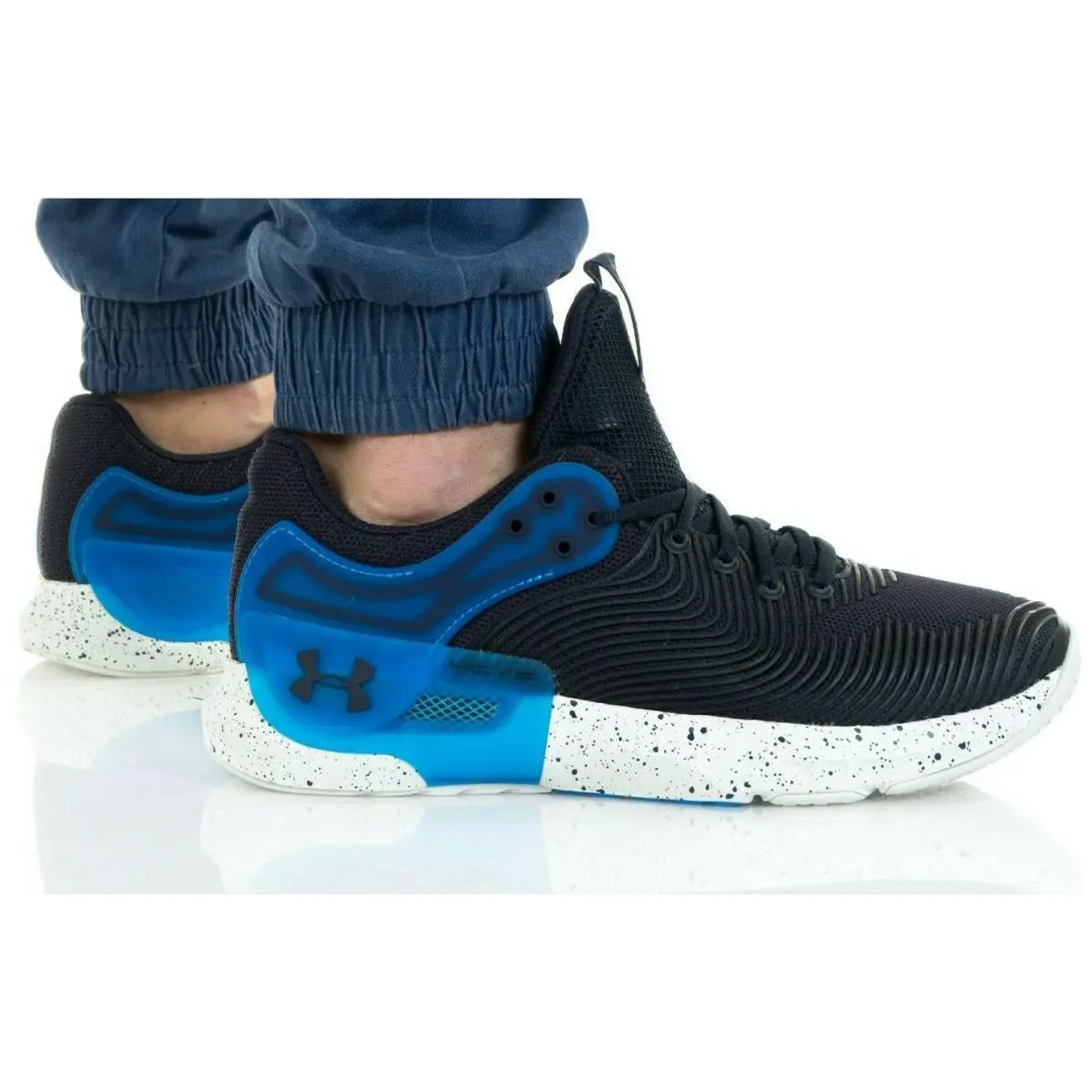 Under Armour shoes - Under Armour HOVR APEX 2 - 3023007-500 - BLACK/BLUE 12