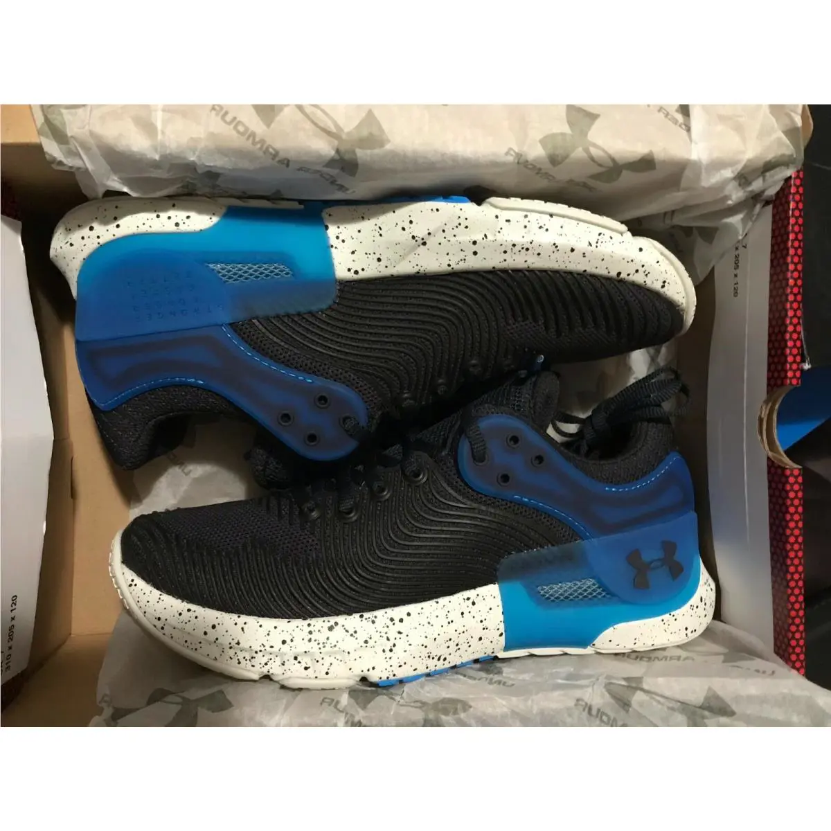 Under Armour shoes - Under Armour HOVR APEX 2 - 3023007-500 - BLACK/BLUE 21