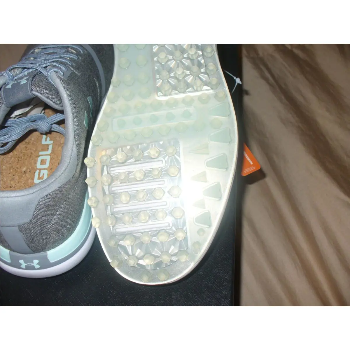 Under Armour shoes - 3020112 - 3020112-100-100-6 Medium US - GraySteel/Mint Green 9