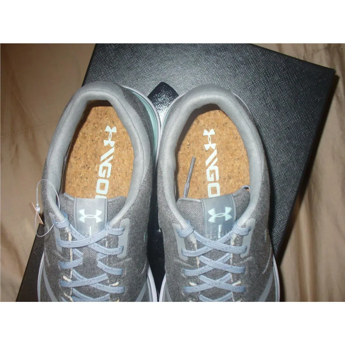 Under Armour shoes - 3020112 - 3020112-100-100-6 Medium US - GraySteel/Mint Green 3