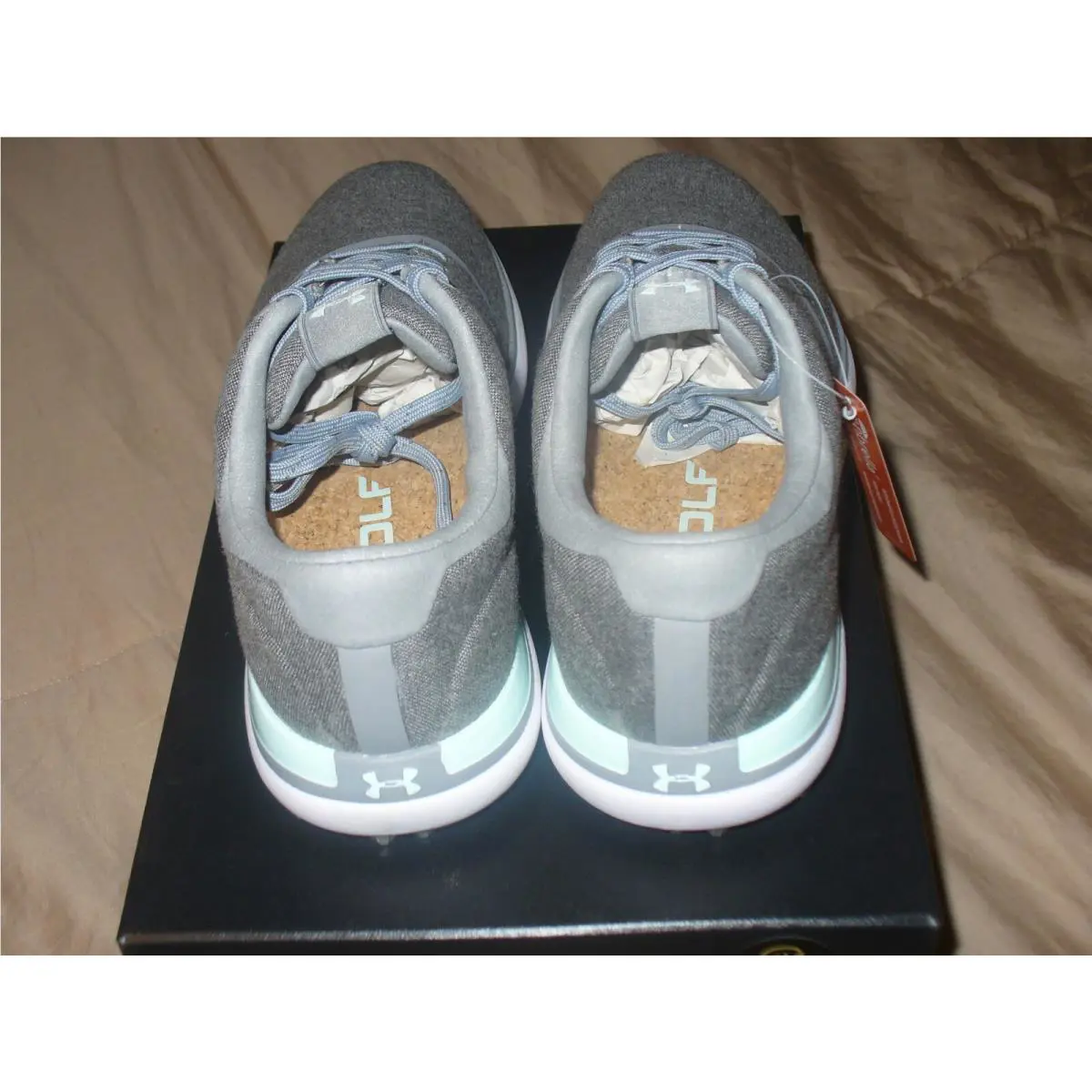 Under Armour shoes - 3020112 - 3020112-100-100-6 Medium US - GraySteel/Mint Green 5