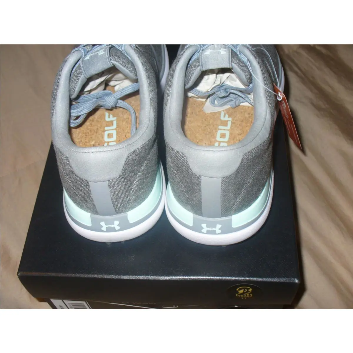 Under Armour shoes - 3020112 - 3020112-100-100-6 Medium US - GraySteel/Mint Green 6