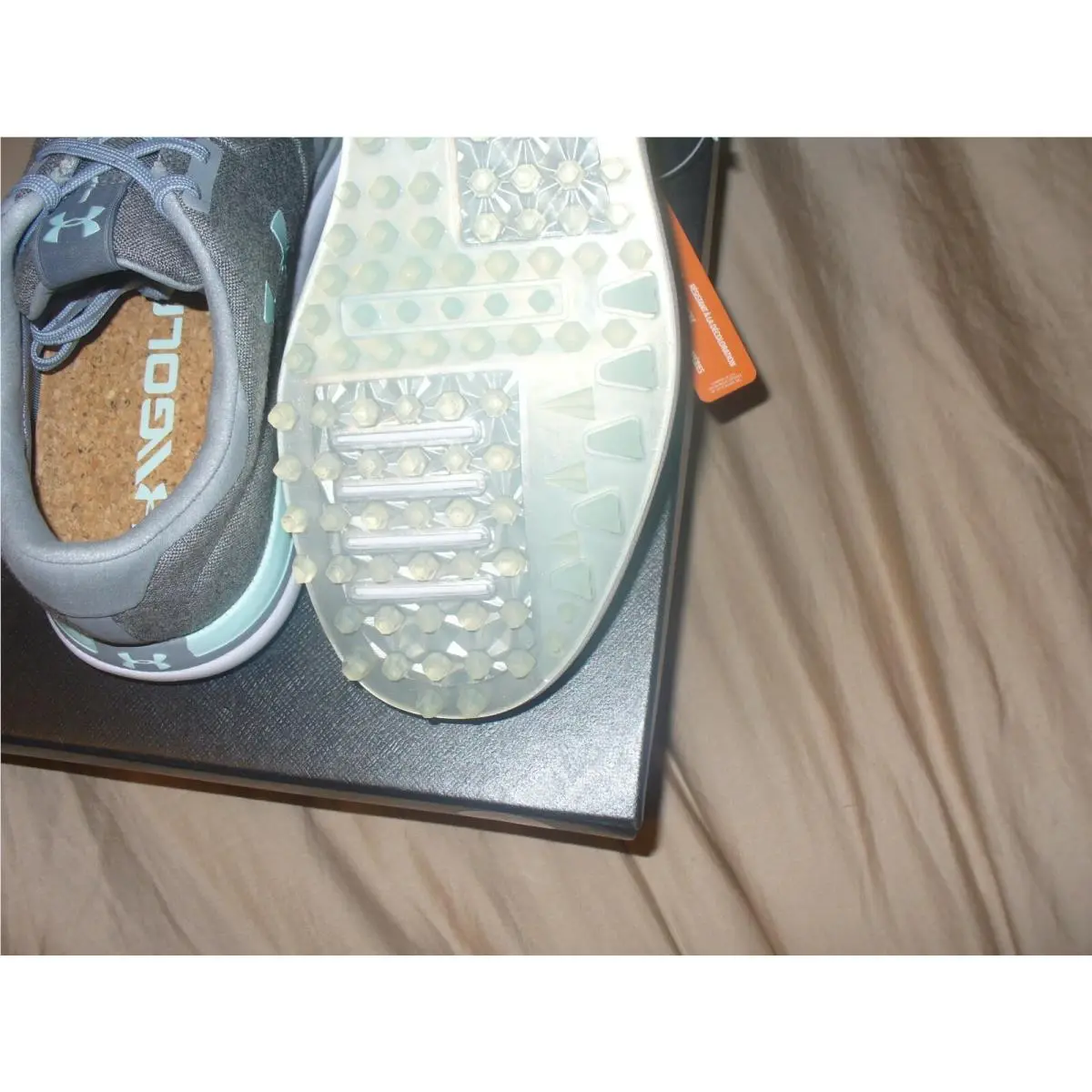 Under Armour shoes - 3020112 - 3020112-100-100-6 Medium US - GraySteel/Mint Green 22