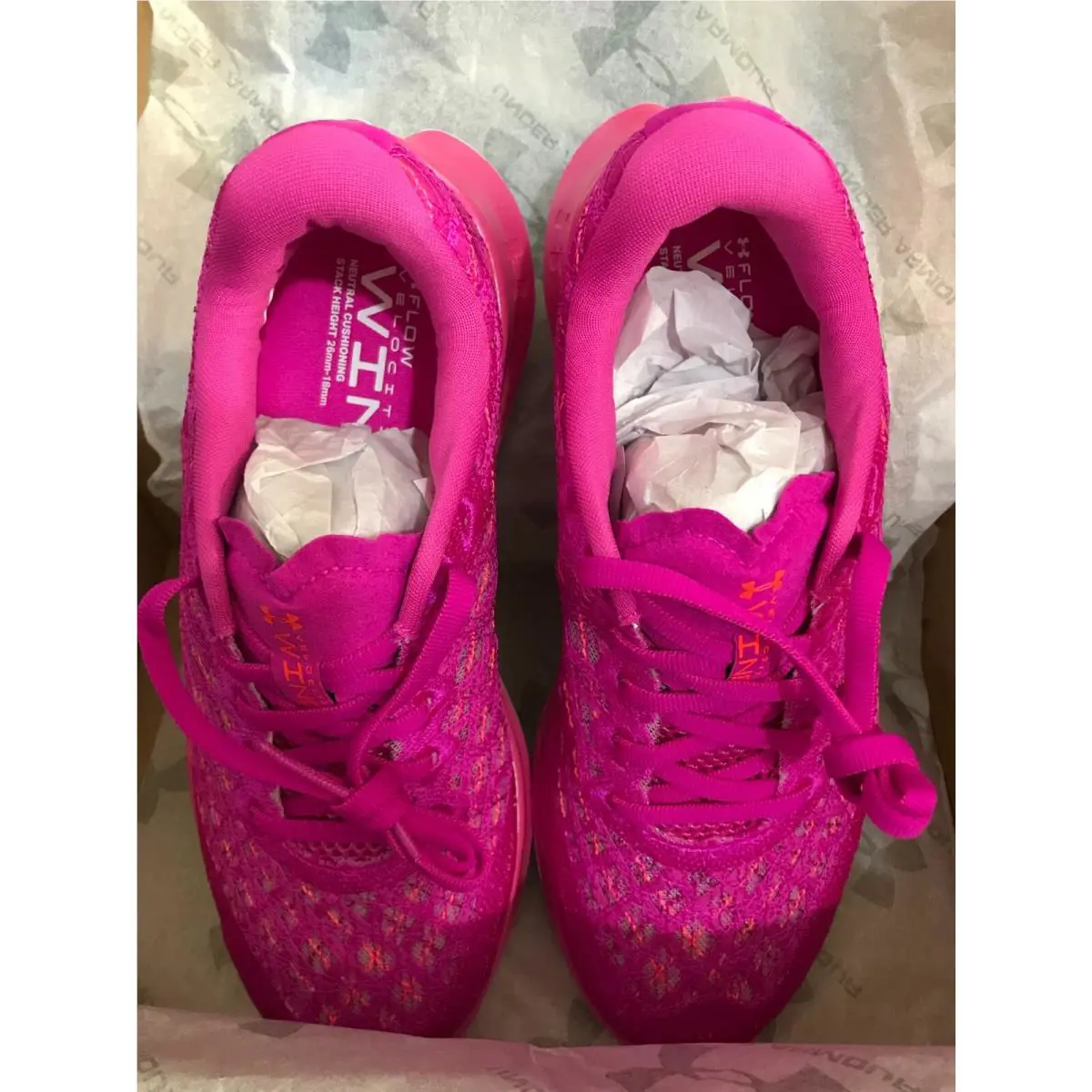 Under Armour shoes - Under Armour UA W FLOW Velociti Wind - 3023561-501 - Pink 12