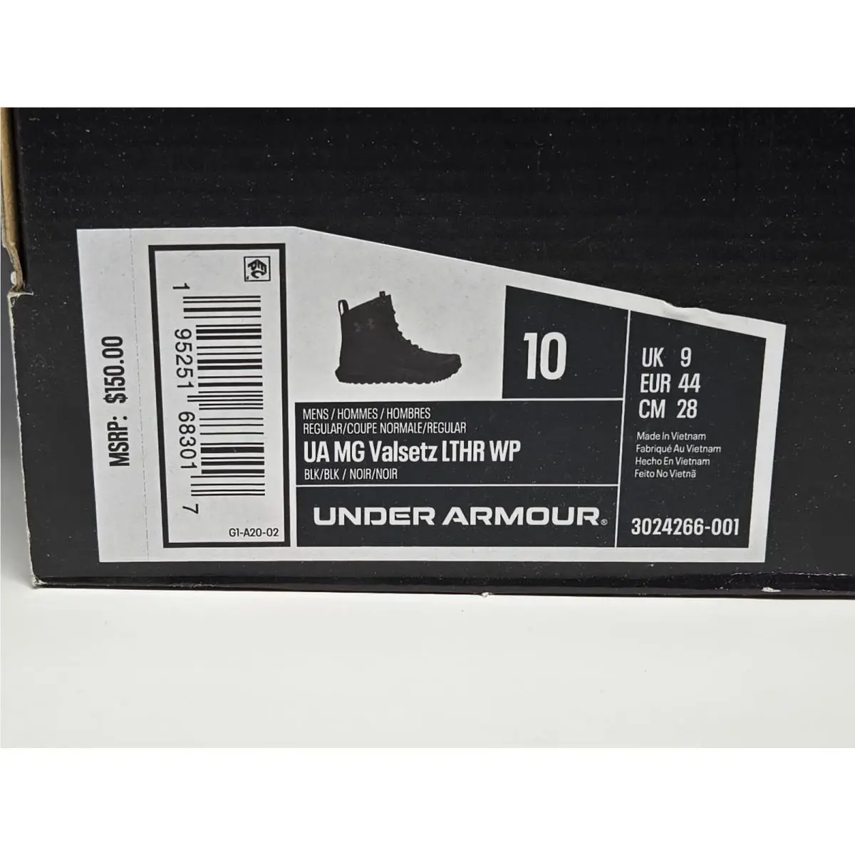 Under Armour shoes - Under Armour Valsetz - Valsetz - 3024266-001 - Black 9