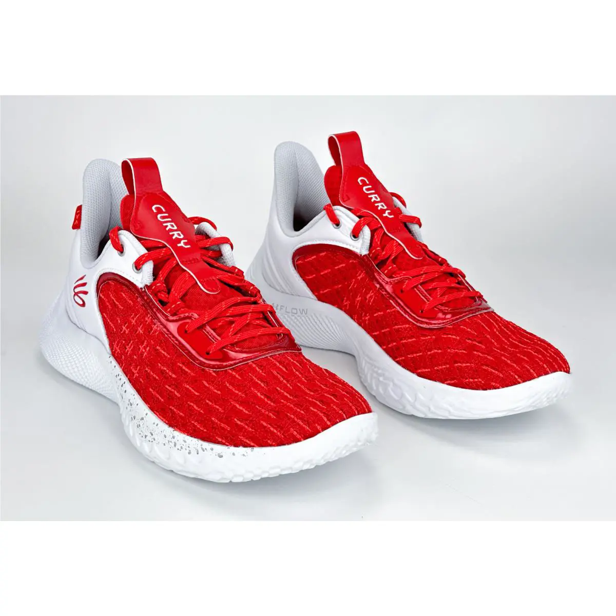 Under Armour shoes - Under Armour Curry Flow - Curry Flow - 3025631-100 - Red, Manufacturer: White / Red 8