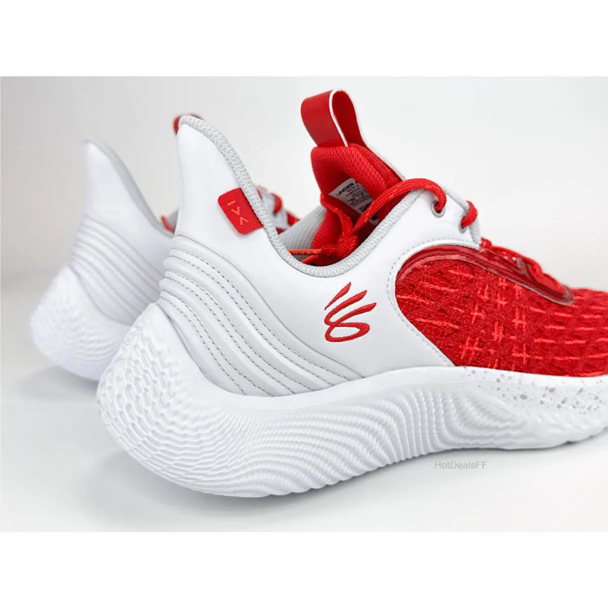 Under Armour shoes - Under Armour Curry Flow - Curry Flow - 3025631-100 - Red, Manufacturer: White / Red 12