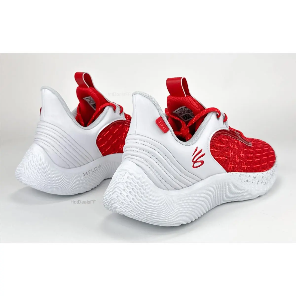 Under Armour shoes - Under Armour Curry Flow - Curry Flow - 3025631-100 - Red, Manufacturer: White / Red 28