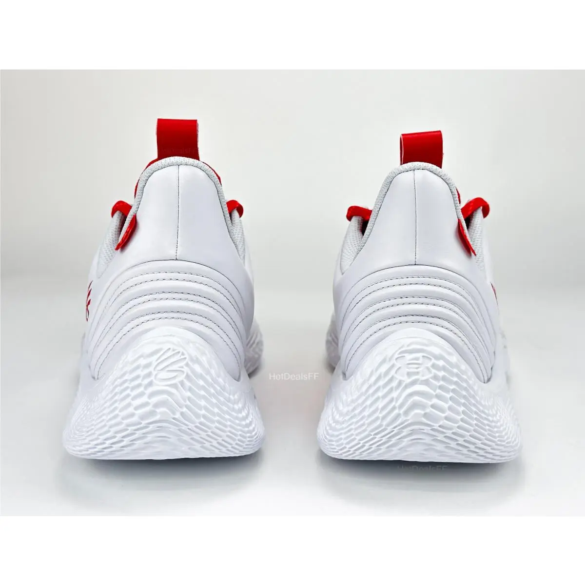 Under Armour shoes - Under Armour Curry Flow - Curry Flow - 3025631-100 - Red, Manufacturer: White / Red 30