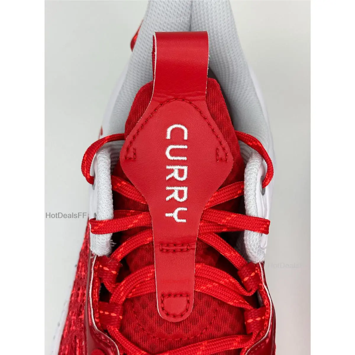 Under Armour shoes - Under Armour Curry Flow - Curry Flow - 3025631-100 - Red, Manufacturer: White / Red 10
