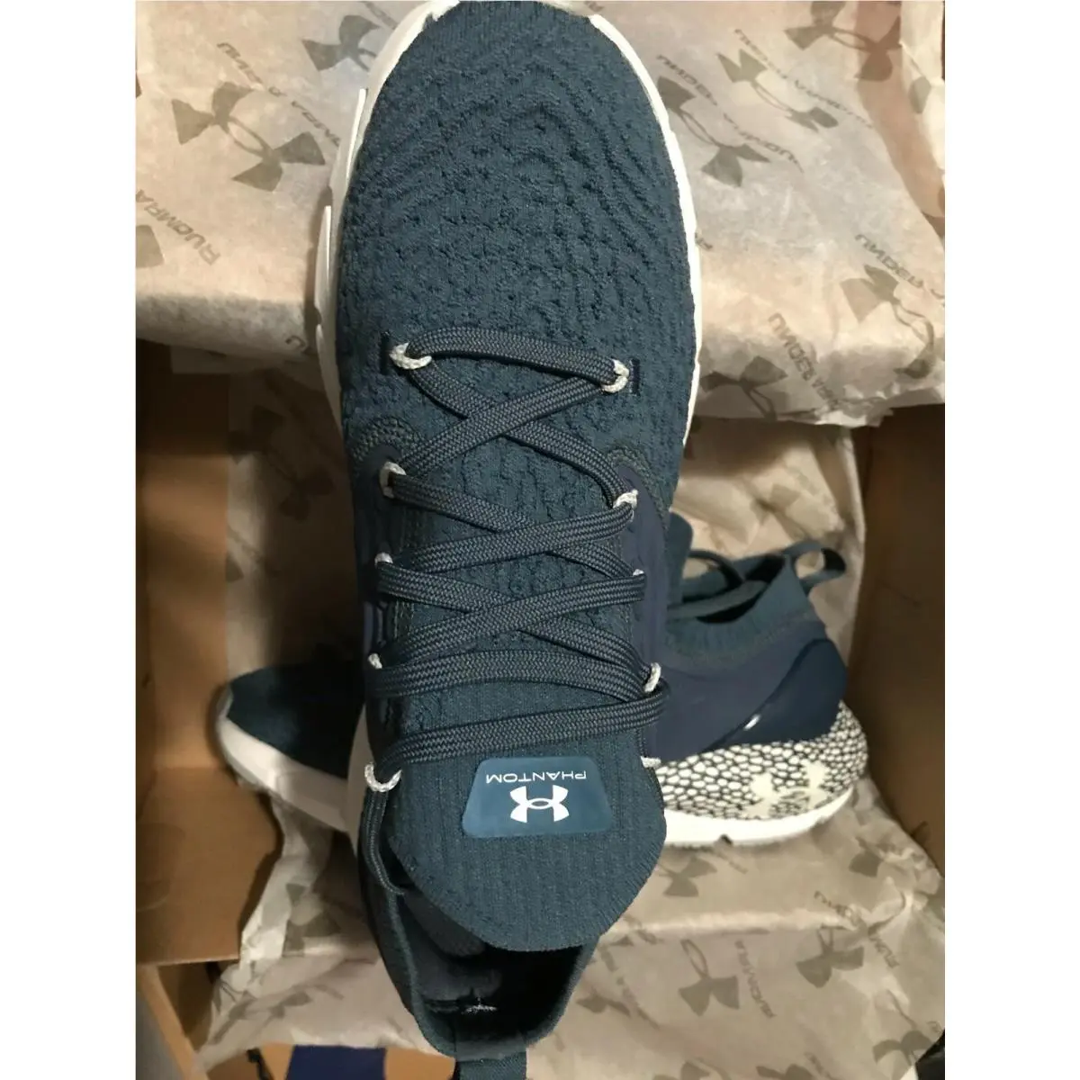 Under Armour shoes - Under Armour HOVR Phantom 2 - 3023017-402 - Black/White 19