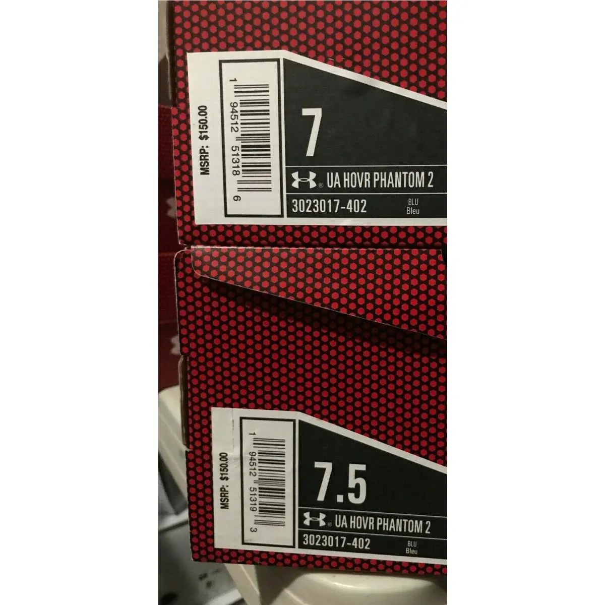 Under Armour shoes - Under Armour HOVR Phantom 2 - 3023017-402 - Black/White 22