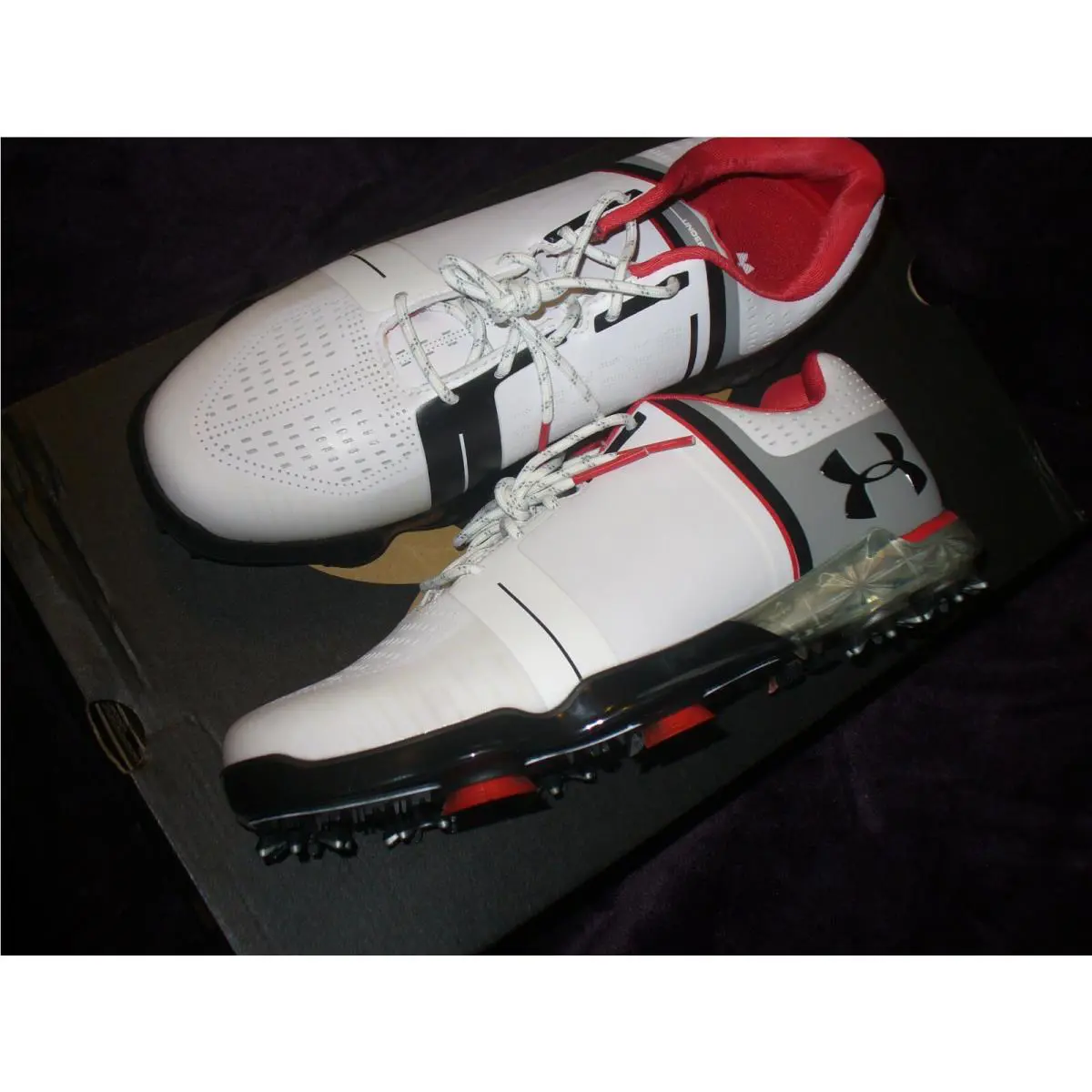 Under Armour shoes - Spieth 2 - Spieth - 1288574-108 - White/Black/White 1