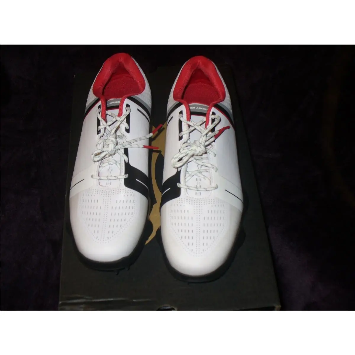 Under Armour shoes - Spieth 2 - Spieth - 1288574-108 - White/Black/White 8