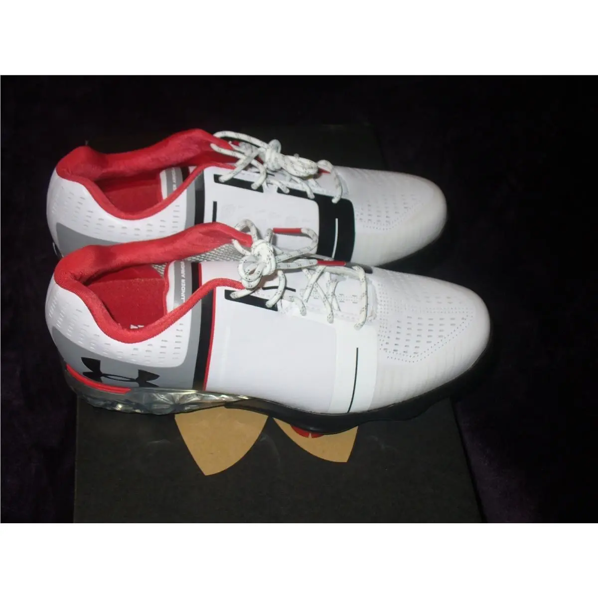 Under Armour shoes - Spieth 2 - Spieth - 1288574-108 - White/Black/White 13