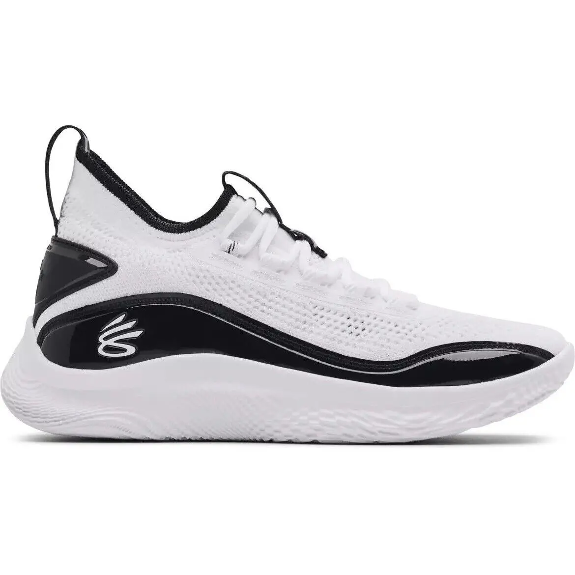 Men  Team Curry 8 Basketball Shoes Size 11.5 White Black 3024785 111 by Under Armour