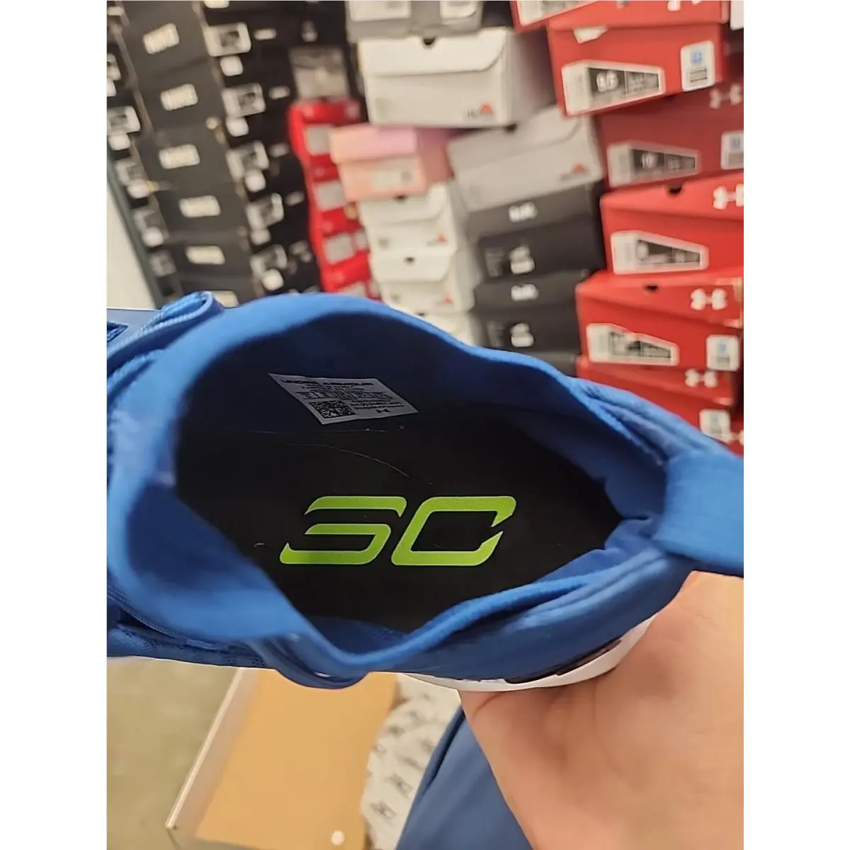 Under Armour shoes - Under Armour Curry 5 - Curry - 3020657-401 - Blue 3
