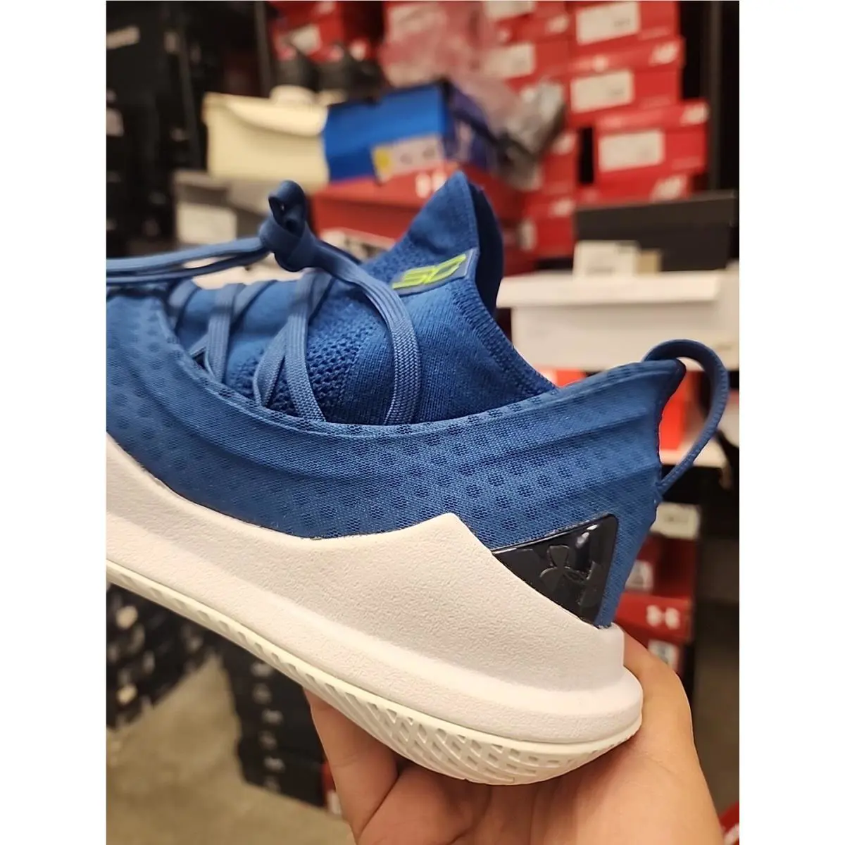 Under Armour shoes - Under Armour Curry 5 - Curry - 3020657-401 - Blue 4