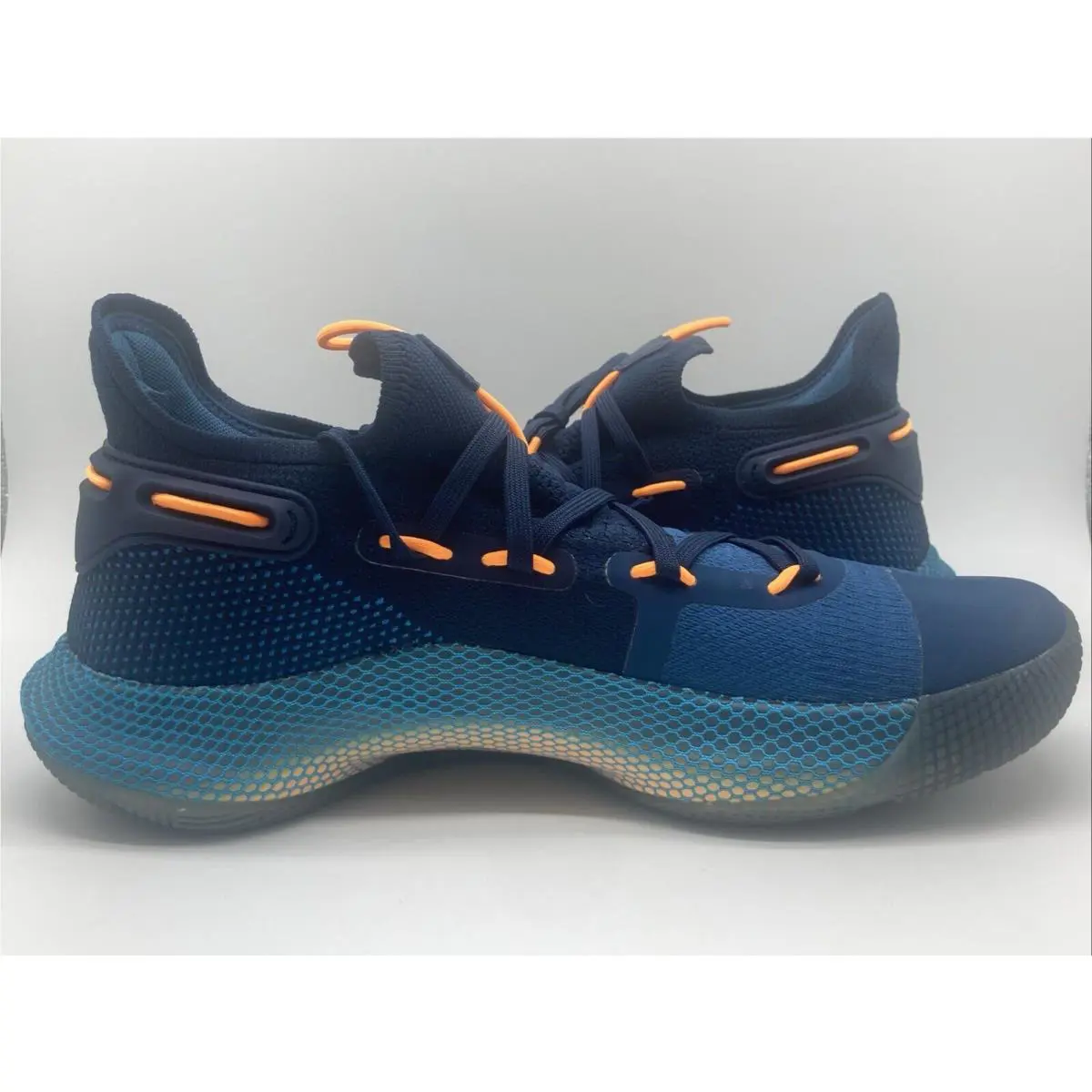 Under Armour shoes - Under Armour Curry 6 - Curry - 3020612-404 - Blue, Manufacturer: Academy Navy/Mango-Team Orange (UPC: 192810093003) 1