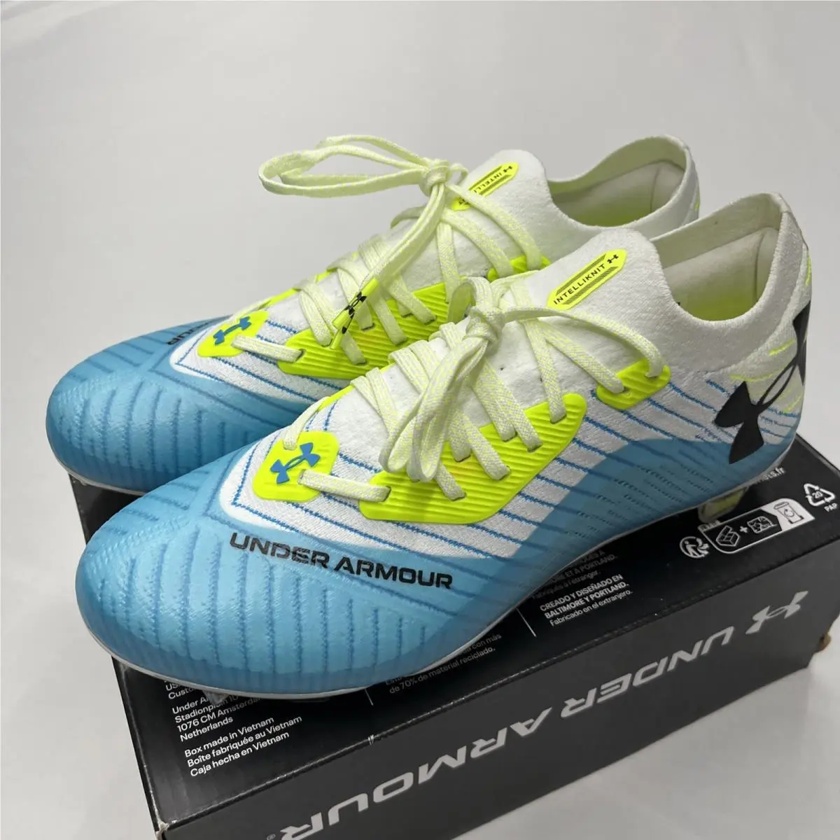 Shadow Elite 2.0 FG Soccer Cleats 3027240-100 Women`s 7.5 by Under Armour
