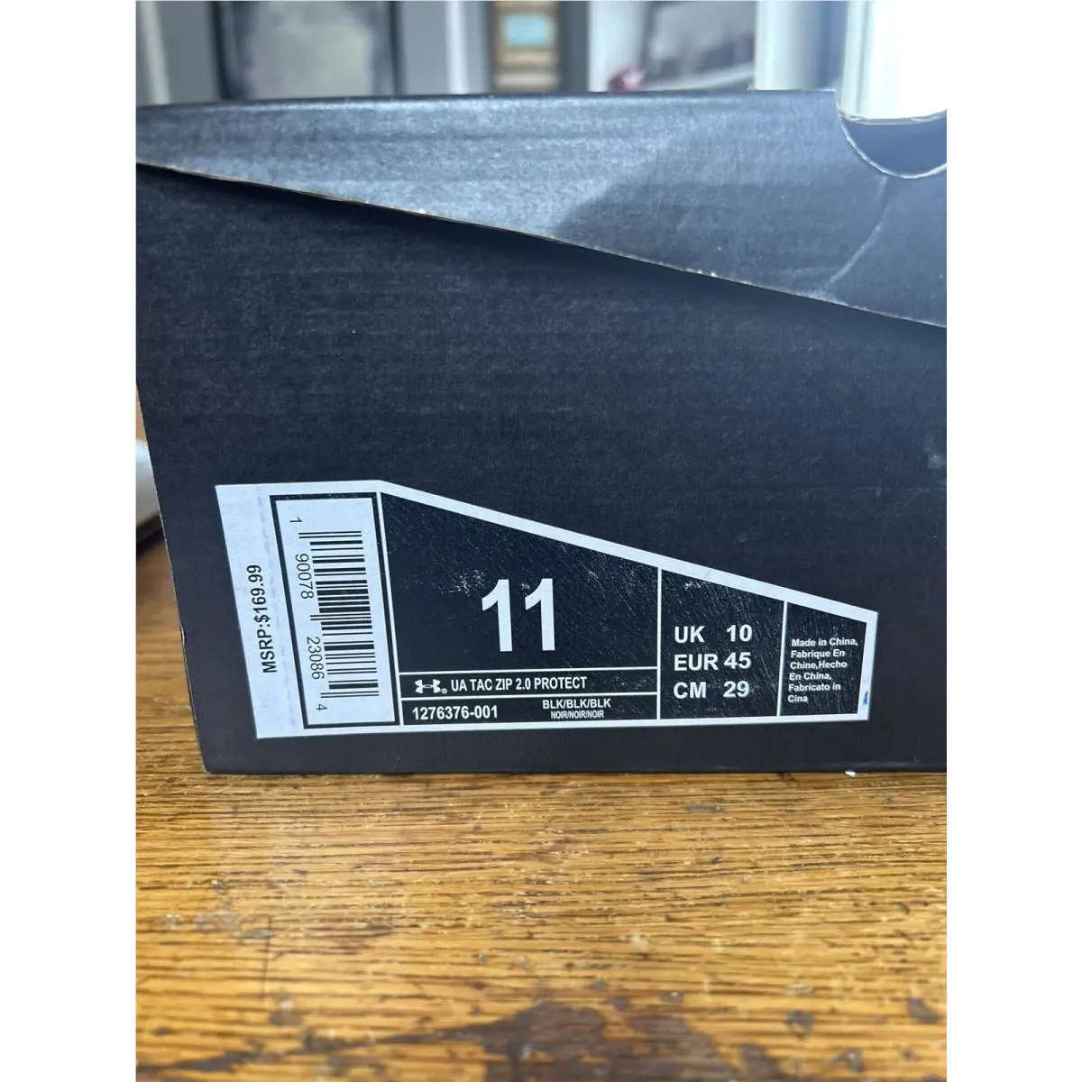 Under Armour shoes - Under Armour Tactical Zip 2.0 - 1261916-001 - Black 4