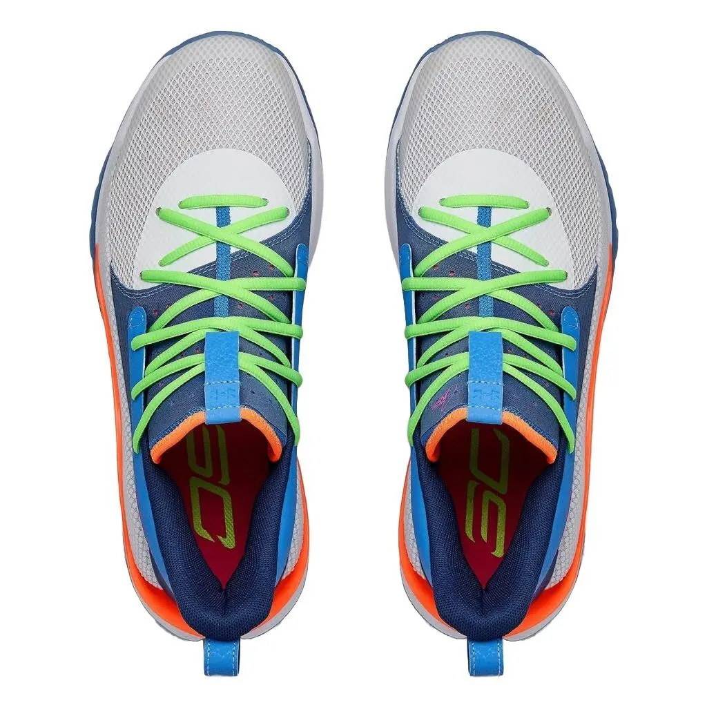 Under Armour shoes - Curry 7 - Curry - 3021258 - Blue, Manufacturer: Blue / White (UPC: 192811871600) 2