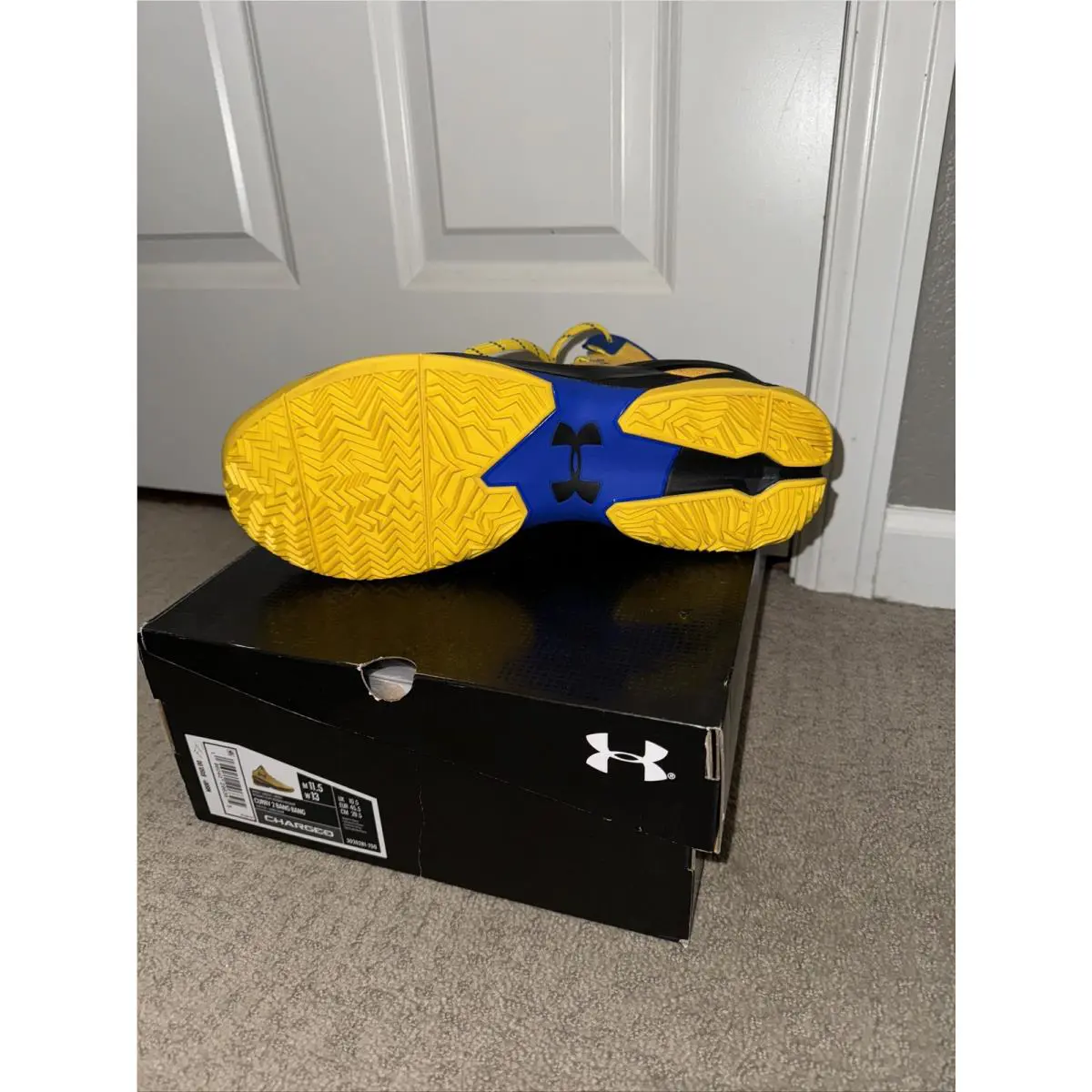 Under Armour shoes - Under Armour Curry 2 Retro - 3026281-700 - Yellow, Manufacturer: Steeltown Gold/Taxi 0