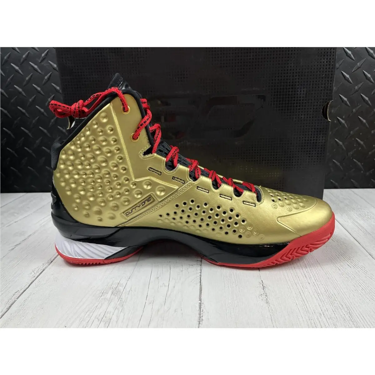 Under Armour shoes - Under armour Curry 1 - Curry - 3026048900 - Gold (UPC: 0195253239366) 8