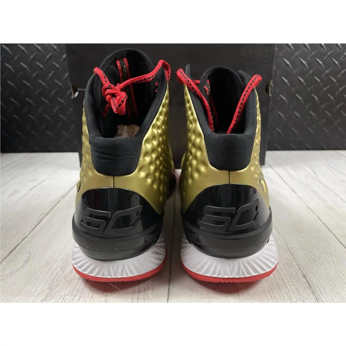 Under Armour shoes - Under armour Curry 1 - Curry - 3026048900 - Gold (UPC: 0195253239366) 5