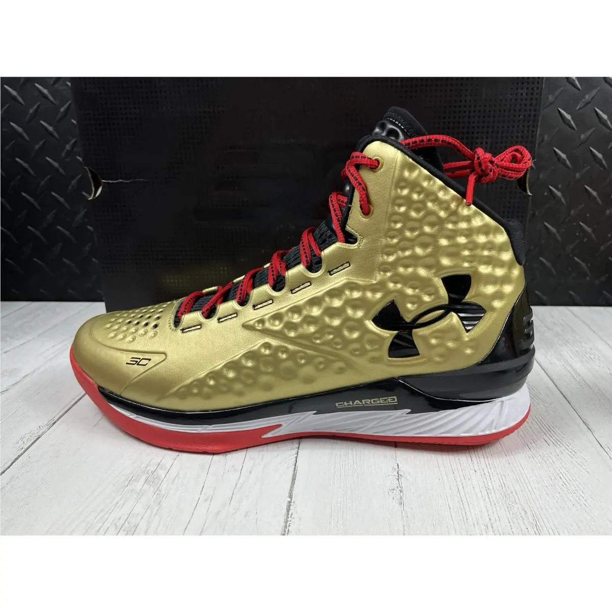 Under Armour shoes - Under armour Curry 1 - Curry - 3026048900 - Gold (UPC: 0195253239366) 7