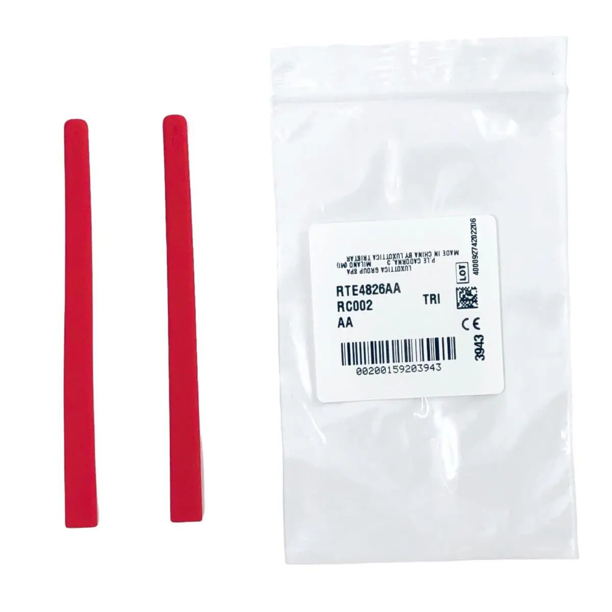 Metal Plate TI OX5153 Red Rubber Replacement Ear Socks Kit by Oakley