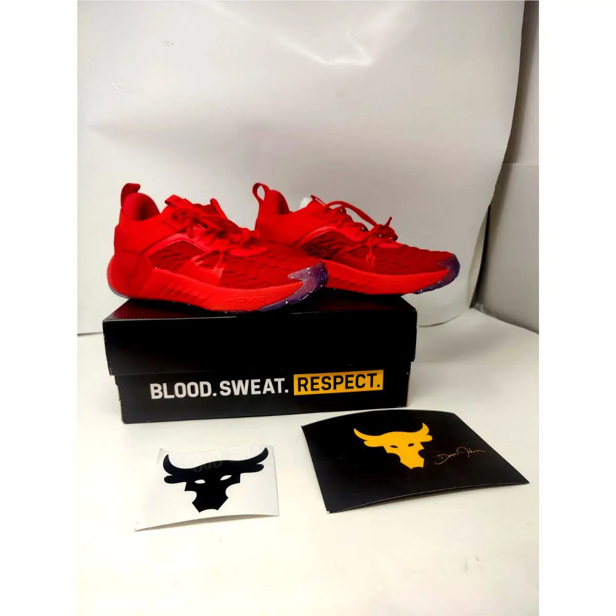 Under Armour shoes Project Rock Holiday - Red 2