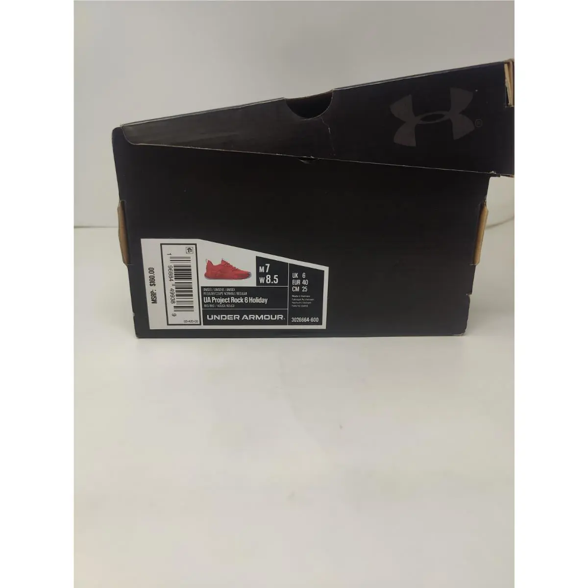 Under Armour shoes Project Rock Holiday - Red 3