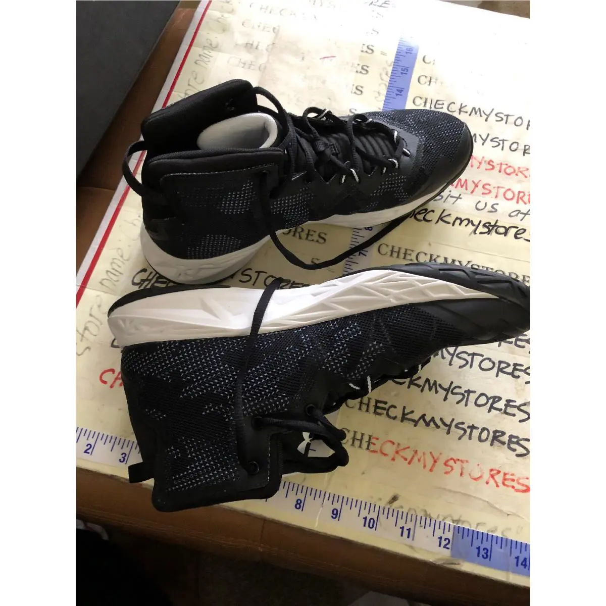 Under Armour shoes - 300390 - 300390 - BALCK WHITE MULTI (UPC: 191168871905) 2